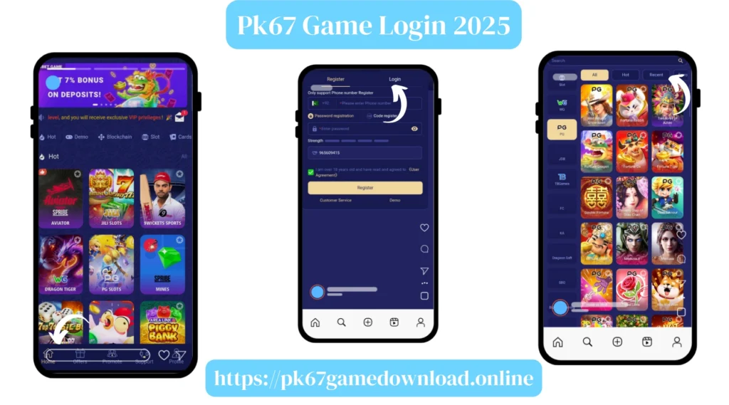 PAK67 Game login