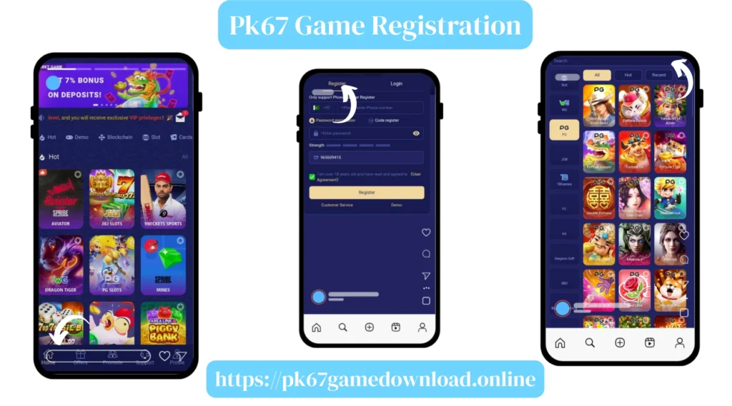 PAK67 Game registration